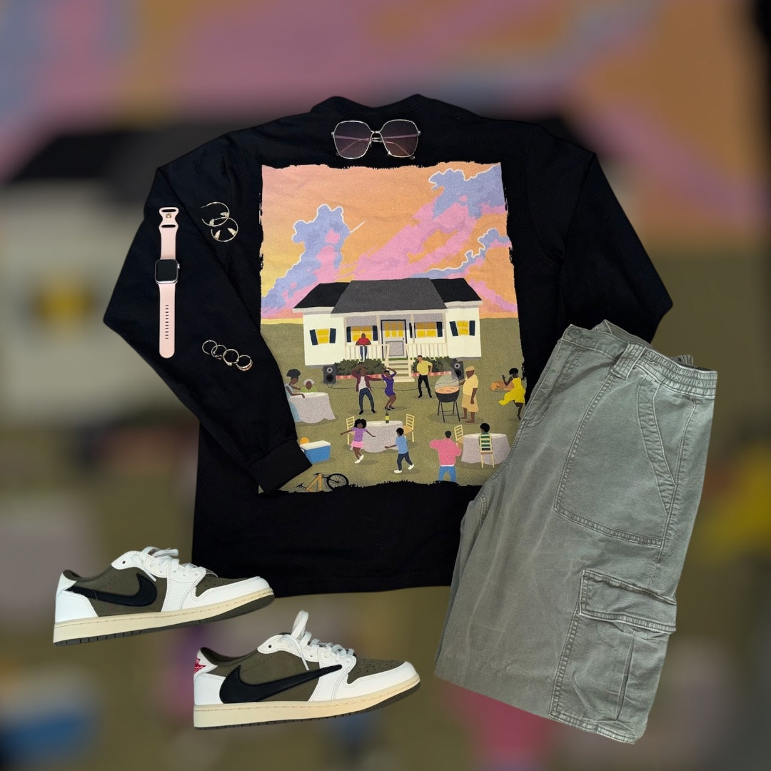 “The Cookout” Long Sleeve unisex T-shirt